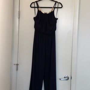 Spaghetti Strap Wide Leg Jumpsuit